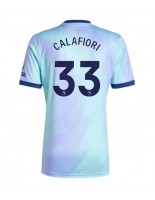 Arsenal Riccardo Calafiori #33 Alternativní Dres 2024-25 Krátký Rukáv